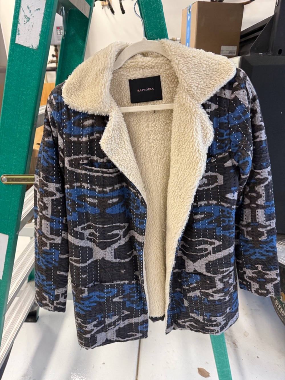 Rapsodia Quilted Fur Jacket SZ XS-S